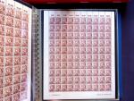 1947 SAAR I issue: Mint duplication in two stockbooks,