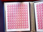1947 SAAR I issue: Mint duplication in two stockbooks,