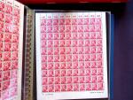 1947 SAAR I issue: Mint duplication in two stockbooks,