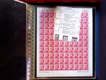 1947 SAAR I issue: Mint duplication in two stockbooks,