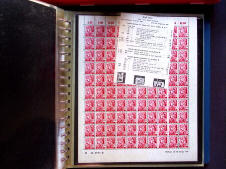 1947 SAAR I issue: Mint duplication in two stockbooks,