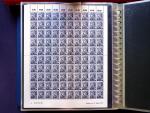 1947 SAAR I issue: Mint duplication in two stockbooks,