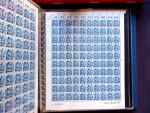 1947 SAAR I issue: Mint duplication in two stockbooks,