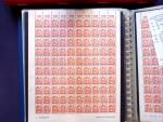1947 SAAR I issue: Mint duplication in two stockbooks,