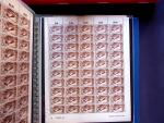 1947 SAAR I issue: Mint duplication in two stockbooks,