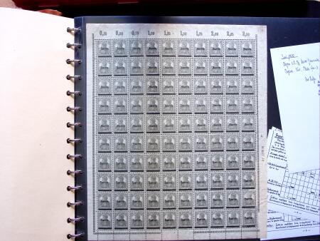 1920, First issues, plates I and II, important holding