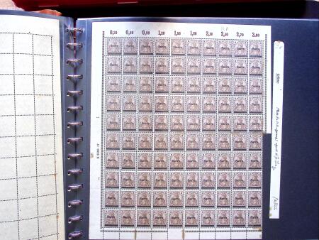 1920, First issues, plates I and II, important holding