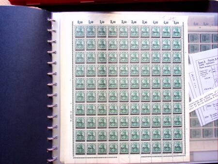 1920, First issues, plates I and II, important holding