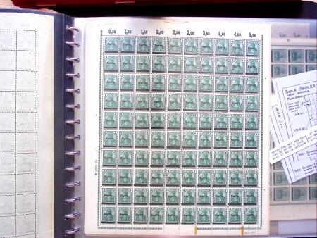 1920, First issues, plates I and II, important holding