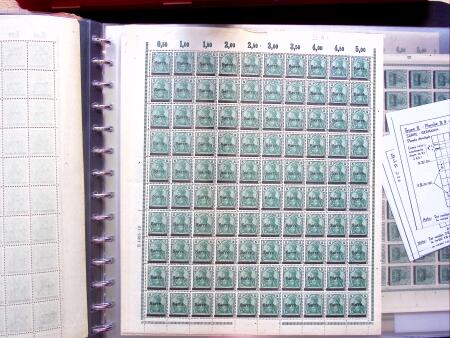 1920, First issues, plates I and II, important holding