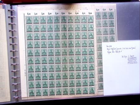 1920, First issues, plates I and II, important holding