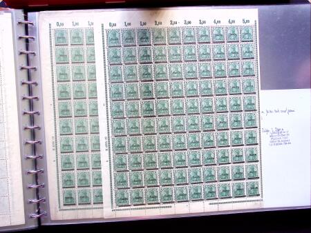 1920, First issues, plates I and II, important holding