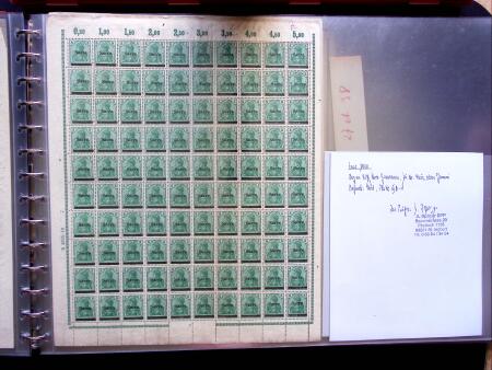 1920, First issues, plates I and II, important holding