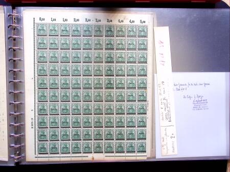1920, First issues, plates I and II, important holding