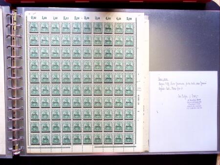 1920, First issues, plates I and II, important holding