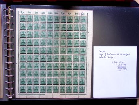 1920, First issues, plates I and II, important holding