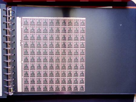 1920, First issues, plates I and II, important holding