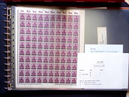 1920, First issues, plates I and II, important holding