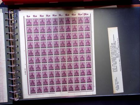 1920, First issues, plates I and II, important holding