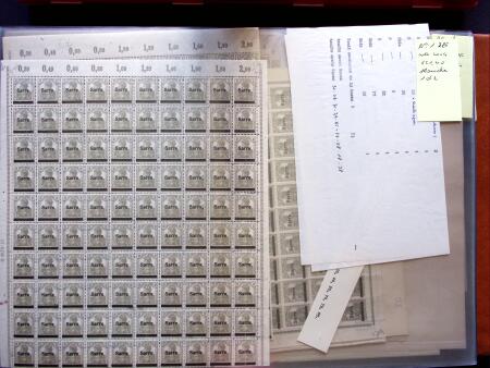 1920, First issues, plates I and II, important holding