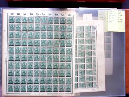 1920, First issues, plates I and II, important holding