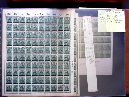 1920, First issues, plates I and II, important holding