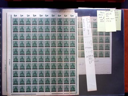 1920, First issues, plates I and II, important holding