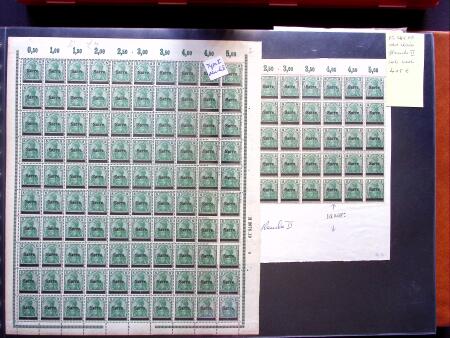 1920, First issues, plates I and II, important holding