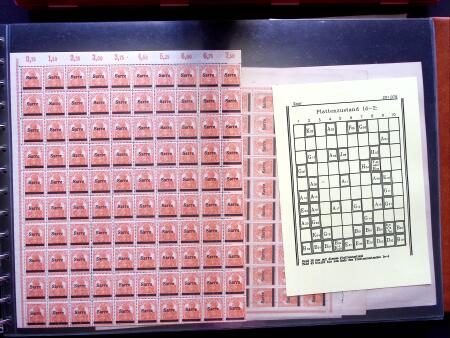 1920, First issues, plates I and II, important holding