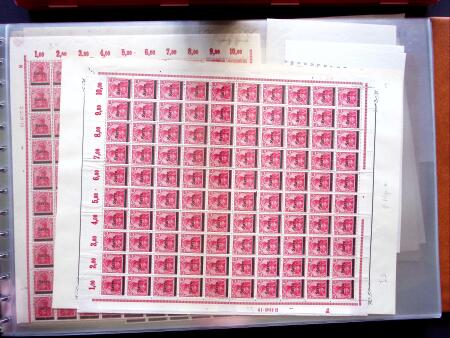 1920, First issues, plates I and II, important holding
