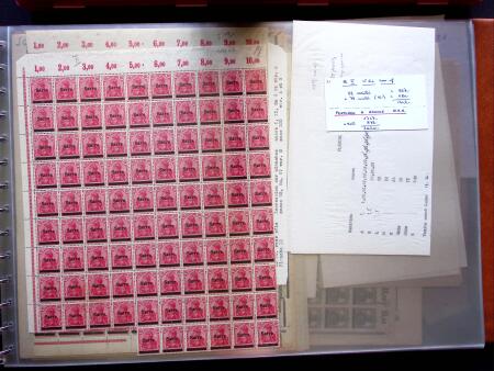 1920, First issues, plates I and II, important holding