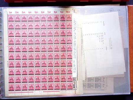 1920, First issues, plates I and II, important holding