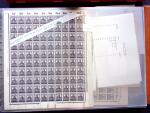 1920, First issues, plates I and II, important holding