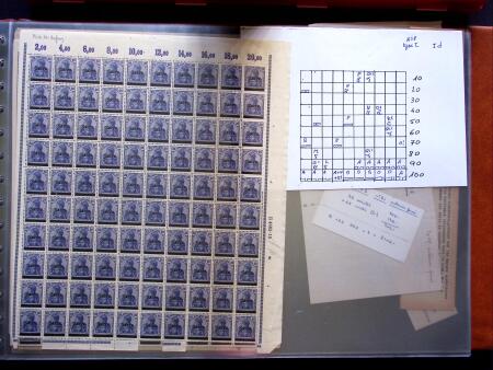 1920, First issues, plates I and II, important holding