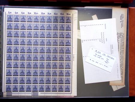 1920, First issues, plates I and II, important holding