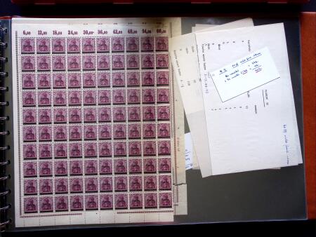1920, First issues, plates I and II, important holding