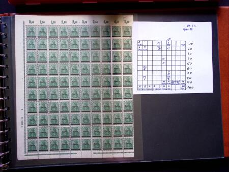 1920, First issues, plates I and II, important holding