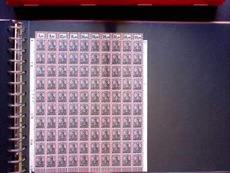 1920 SAARGEBIET overint issues, lot of 19 never hinged