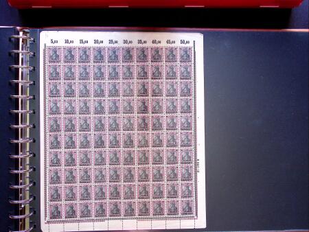 1920 SAARGEBIET overint issues, lot of 19 never hinged