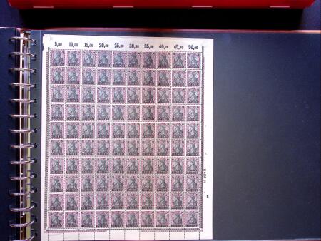 1920 SAARGEBIET overint issues, lot of 19 never hinged