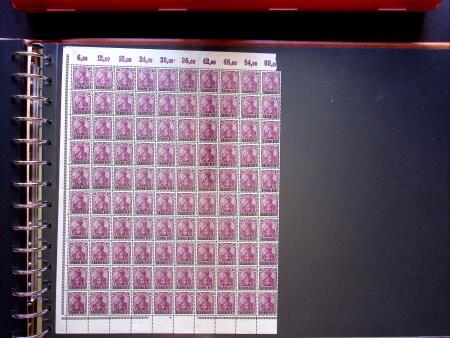 1920 SAARGEBIET overint issues, lot of 19 never hinged