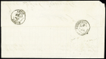 N°79 OBL CAD "Marseille bateau à vap" (1877) sur lettre de la compagnie Valéry de Marseille pour Sétif. TB