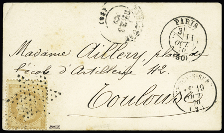 LE JEAN BART N°2 n°28 OBL étoile muette + CAD "Paris