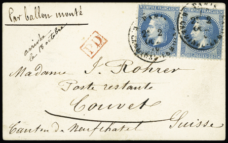 LE NON DENOMME N°2 n°29 en paire OBL CAD "Paris R.