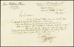 N°199 OBL Montpellier RP (1951) sur lettre avec griffe "Correspondance retardée accidentellement" (lettre du 29 dec 1928 récupérée en 1951!). RR et TB