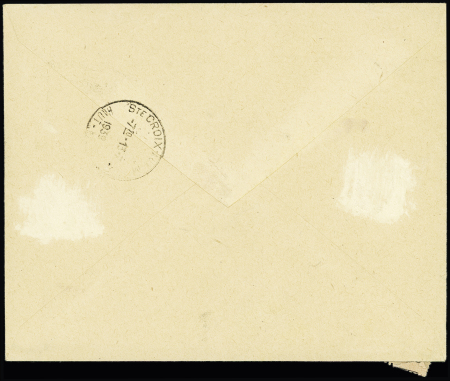 N°289 en paire OBL CAD "Chèques postaux Strasbourg" (1939) sur env. recommandée des PTT. TB