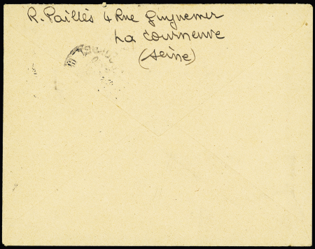 TYPE GANDON SUR LETTRES N°716, 3F rose, un timbre