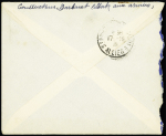 LF avec CAD de fortune "tresor et postes" (1939 - réutilisation d'un CAD de 1914 - 1918). TB