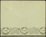 LF à en-tête des usines Peugeot de Montbéliard (oct 1940) adressée au frontstalag 125 de Melun avec cachet rect noir "Stalag 125 5 Gepruft" et réexpédiée au Frontstalag 111 de Drancy (qui deviendra ensuite le camp