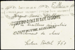 LF d'Annecy (27.5.40) pour le SP 760 avec griffe noire "Correspondance de date ancienne n'ayant pu être acheminée". TB